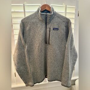 Patagonia Better Sweater ¼-Zip in gray heather (men’s medium)
